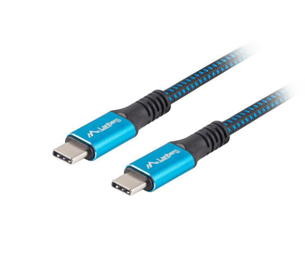Lanberg Kabel USB-C 4.0 100W 5K/60Hz 0,5m - 1086471 - zdjęcie 3